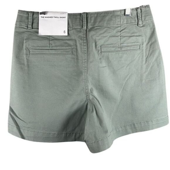 NEW LOFT Washed Twill Short 6 - Picture 2 of 7